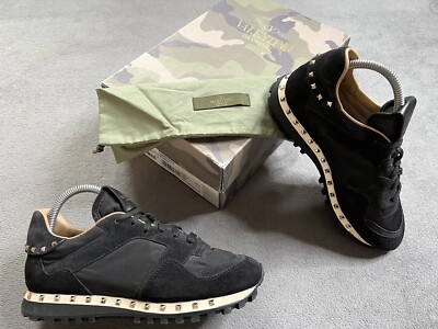 Genuine Authentic Women's Rare Black Valentino Rockstud Camo