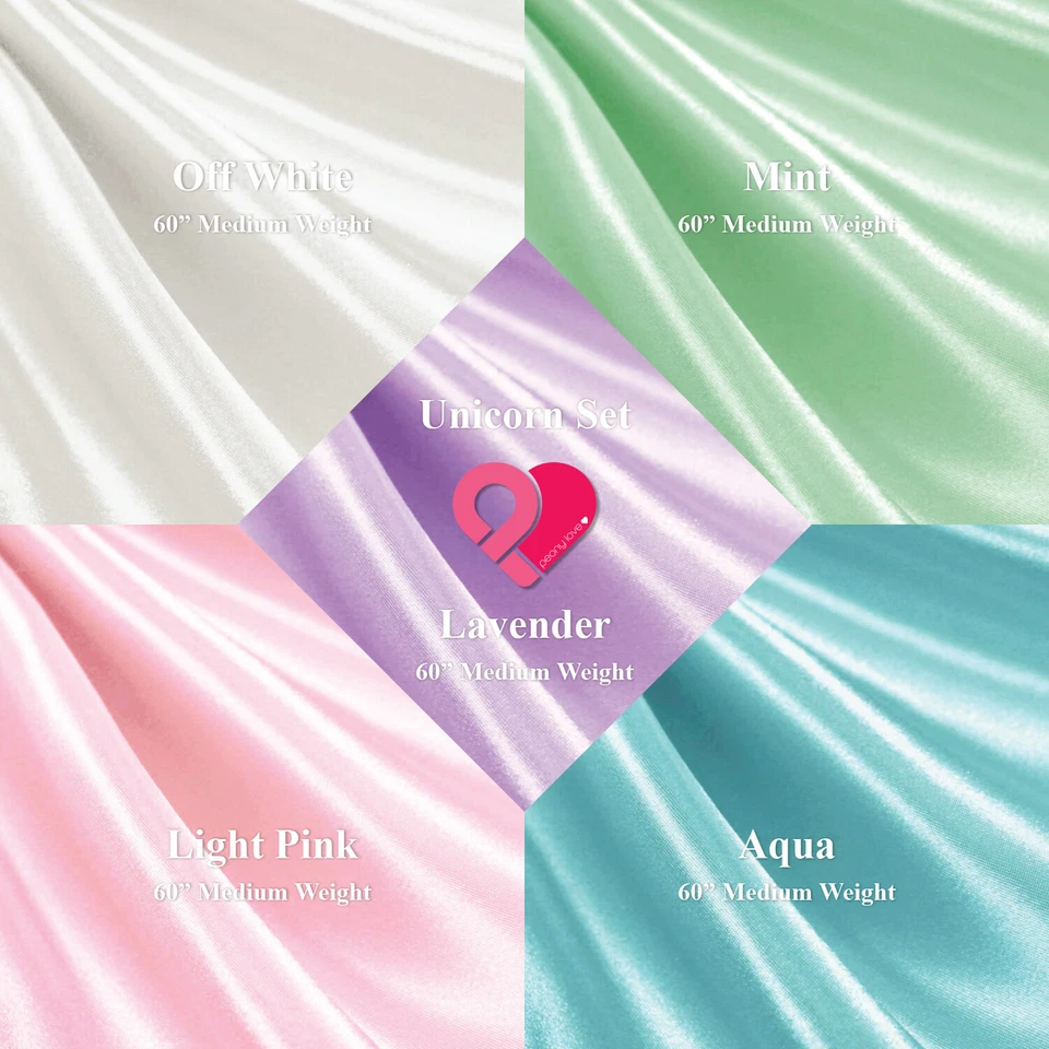 TELA SATINADA NUPCIAL PREMIUM 60"-65" 60 Colores Suave Sedoso Ultra Brillante 156g Suave Foto 4 de 4