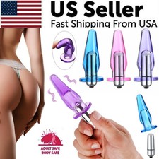 Vibrating Butt Plug Anal Sex-toys for Women Men Couple Bead Adult Toys Massager