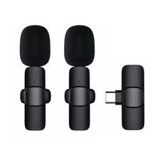Noise Cancelling Mini Wireless Microphone For Cell Phone Clip On Lavalier Live R