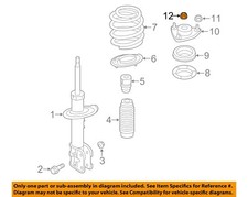 HYUNDAI OEM 92-18 Accent Suspension Components-Lower Cntrl Arm Nut 5455928000