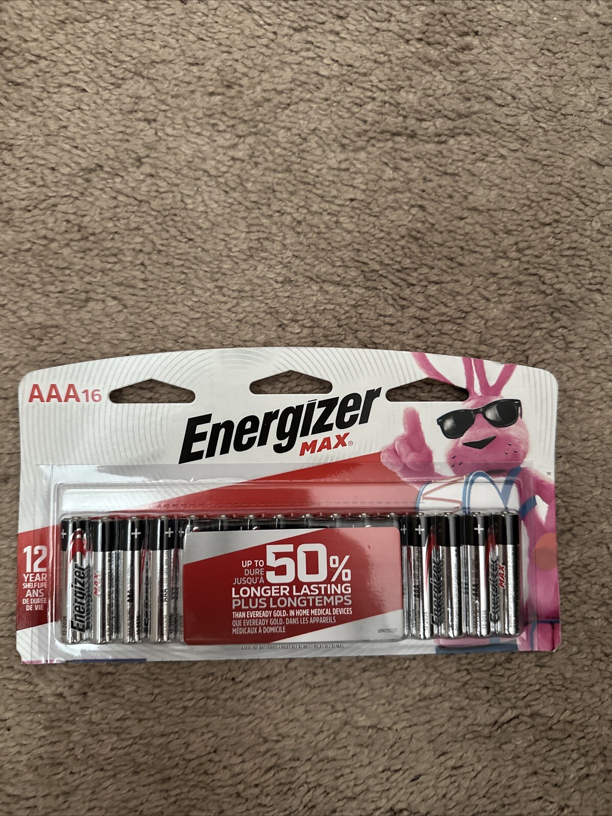 Long-Lasting Energizer Max Alkaline AAA Batteries - 16-Pack-image