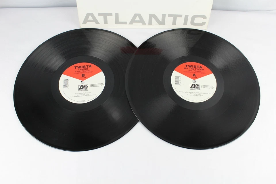 2x TWISTA LAVISH FT PHARRELL HIT THE FLOOR PITBULL 12" VINYL QUICK SHIP 0-94129 Foto 3 de 3