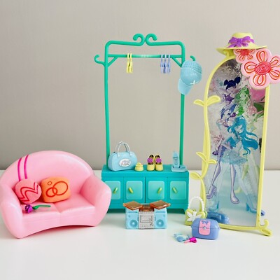 Winx Club Mattel Modepuppe Fee Cool Lounge Spielset Möbel Zubehör