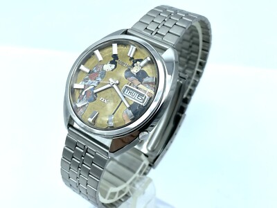Vintage UKIYOE SEIKO DX Automatic Watch overhauled 6106-8131