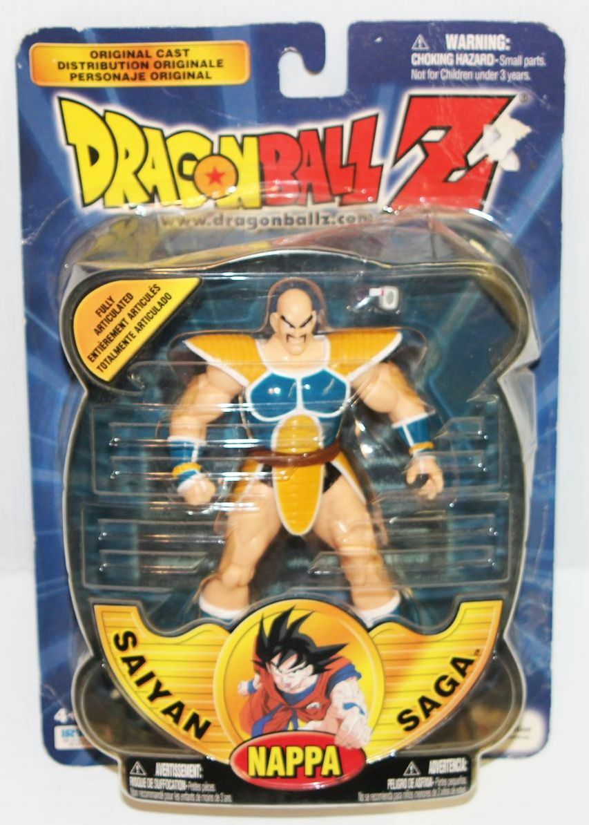 New MOC Rare DragonBall Z Nappa Saiyan Saga Action Figure Irwin