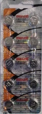 10 Maxell LR1130 AG10 389 390 189 L1131 Alkaline Batteries "Hologram"