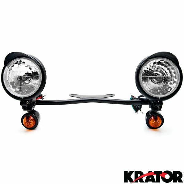 Barra de luz de paso de conducción de punto de señal de giro para Harley Yamaha Honda Vulcan Suzuki Foto 2 de 4