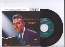 TENNESSEE ERNIE FORD Hymns  EP RECORD CAPITOL EAP-3-756 with PS PIC SLEEVE