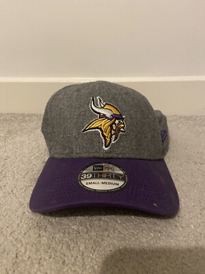 Minnesota Vikings Mütze Kappe Flex Fit lila grau gebraucht lila grau NFL Aufkleber