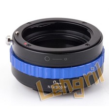 Color Lens Adapter For Nikon Nikkor F Mount G-Type D/SLR to Canon EOS M Camera