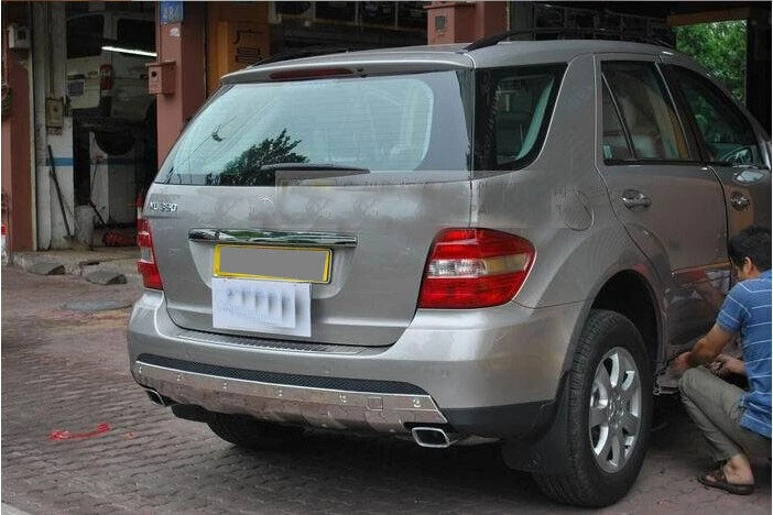 不锈钢滑板适用于梅赛德斯奔驰 ML350 W164 2006-2008 2PC 板 — 第 2/4 张图片