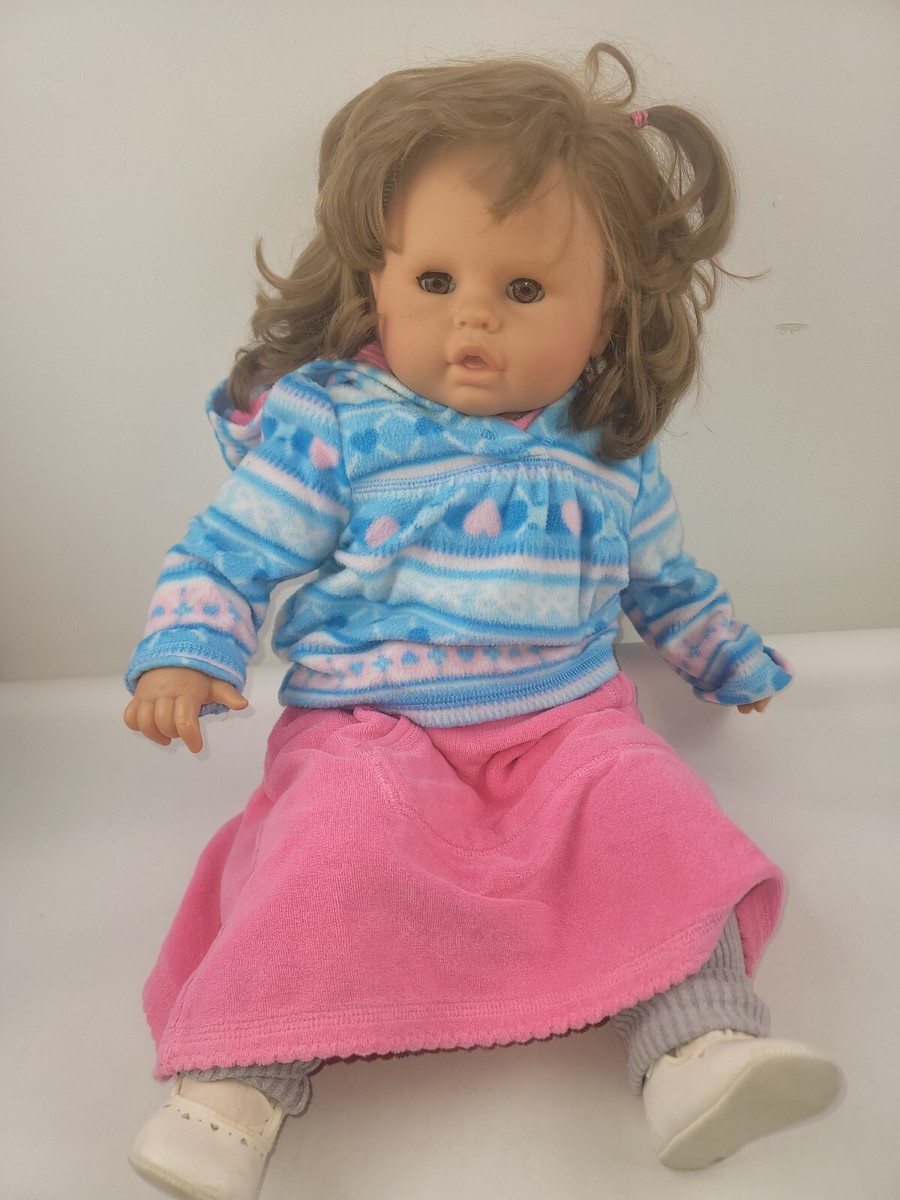 Vintage Zapf Toddler/baby Girl Doll Brown Eyes Z65/20 About 24