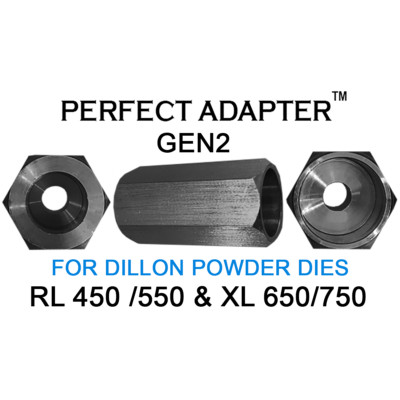 DILLON Powder Measure Perfect Adapter   RL 450/550 XL 650/750 LEE RCBS HORNADY