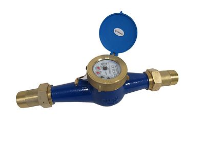 New PRM 2'' NPT Multi-Jet Cold Water Meter   Industrial Quality
