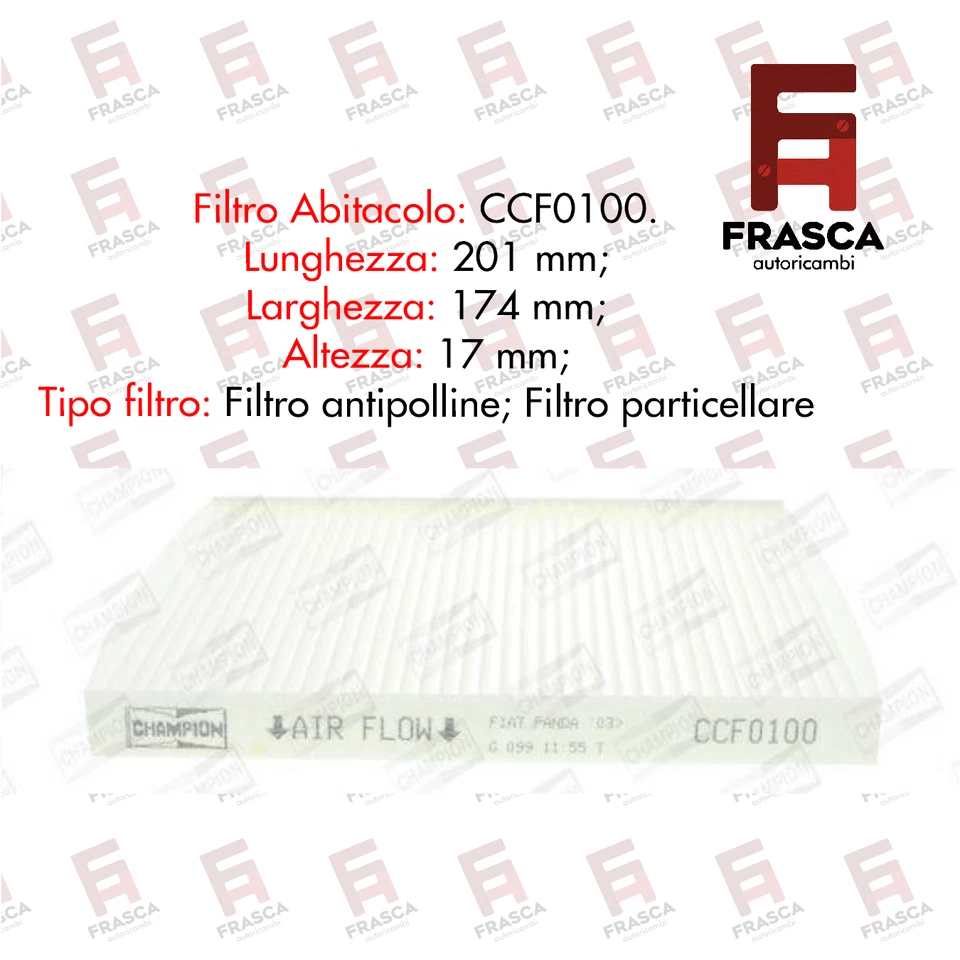 Kit Tagliando Tre Filtri + 4 Candele Fiat Panda 169 1.2 Benzina 60 CV 69 CV - Imagen 3 de 4