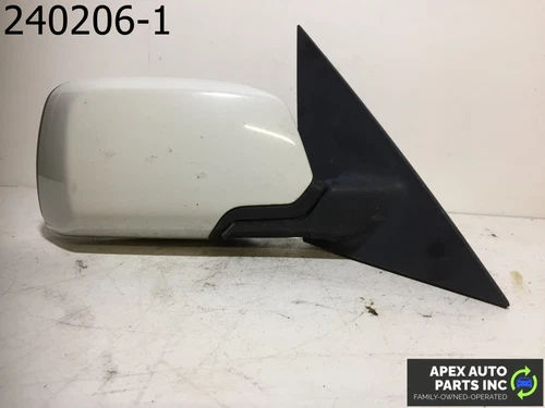 OEM 2005 BMW X3 Right Passenger Side View Mirror Door White