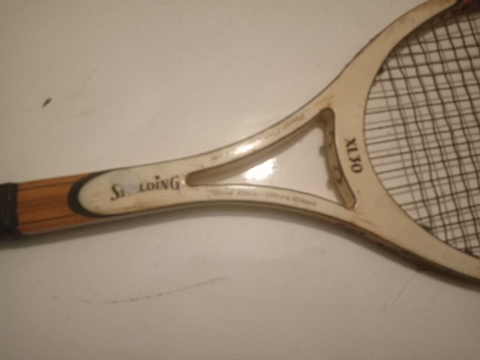 Vintage wood tennis racket racquet Spalding XL30 4 1/2 Ultra Flex Speed