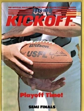 1985 USFL BIRMINGHAM STALLIONS vs. BALTIMORE STARS PLAYOFF PROGRAM