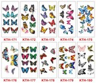 100 Sheets  Woman Butterfly Waterproof Body Temporary Tattoos Stickers US Seller — photo 1