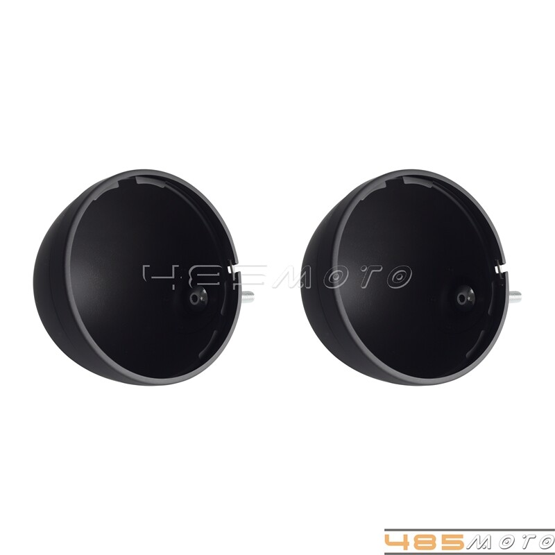 2x 7" Dietz Headlight Lamp Bucket Housing w/ Rim & Wiring Kit For