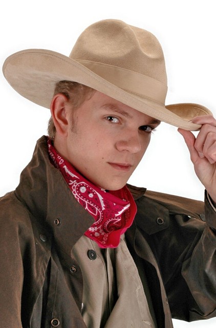 elope The Gambler Beige Cowboy Hat for 