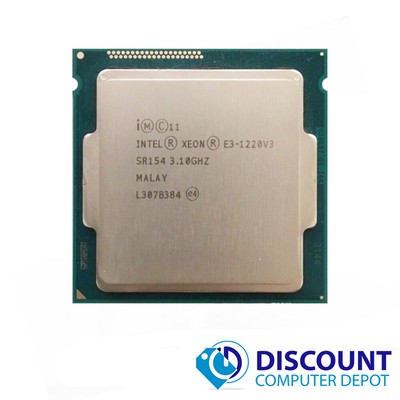 Intel Xeon 12v3 Quad Core Cpu Computer Processor Socket 1151 Desktop Sr154 Ebay