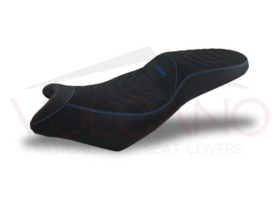 Fit Kawasaki Versys 650 2006-2009 Volcano Design Sitzbezug Blau D Anti Rutsch