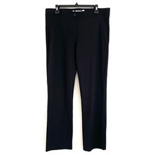 Betabrand Size XL Petite Classic Dress Pant Yoga Pants Straight Leg Faux Pockets