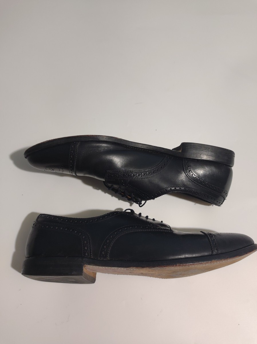 Allen Edmonds Sanford Oxfords Mens Sz 14 AA Black Leather  display picture 1