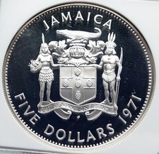Las mejores ofertas en Uncirculated Plata 1971 monedas de Jamaica