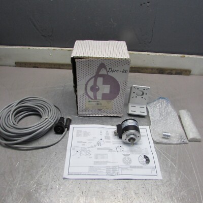 NEW! Domino L012161 ,ENCODER ,2/24V , 2500/5000/25000/12500 ppr, W/ CABLE!, NIB!