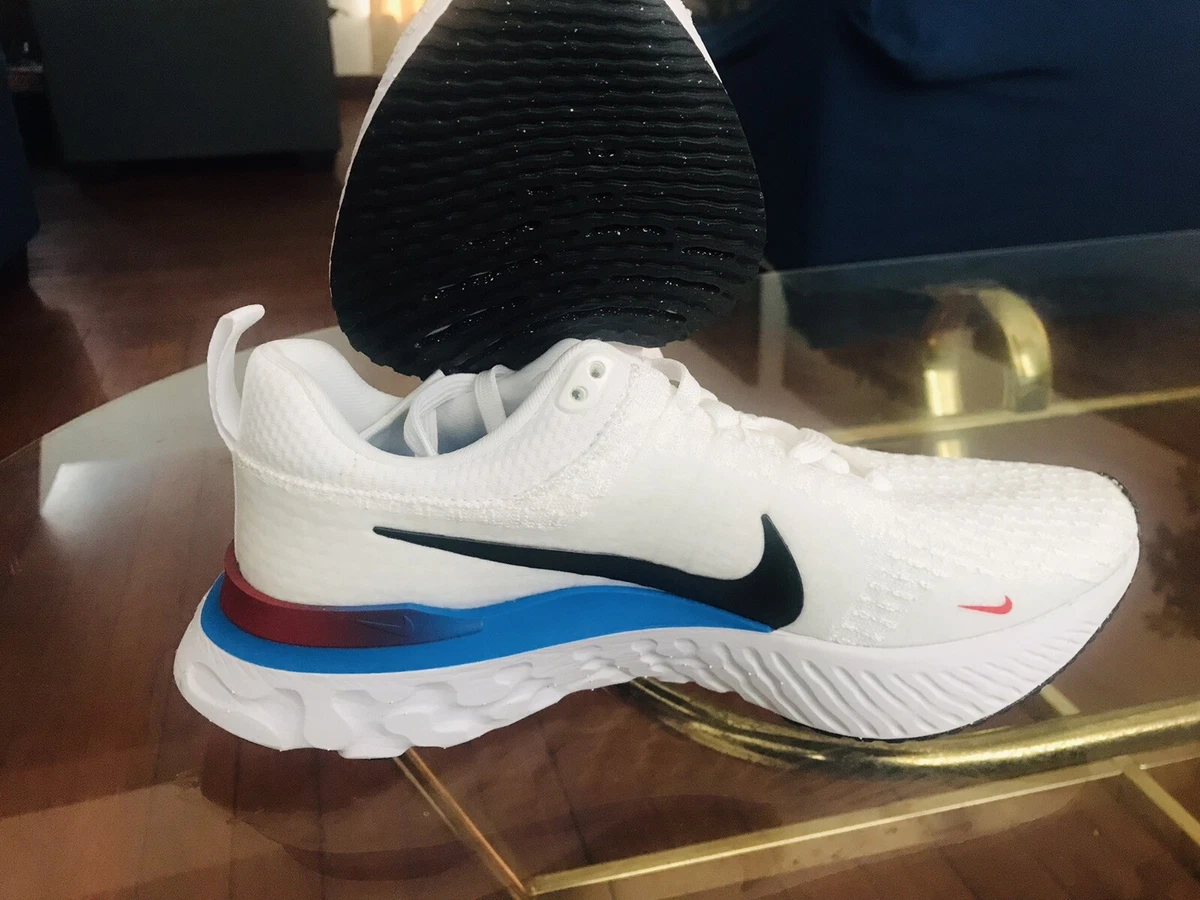 26cm ナイキ リアクト インフィニティ プロ ホワイト ヴァレリアンブルー Nike React Infinity Run Flyknit 3 White Photo Blue Red for Sale