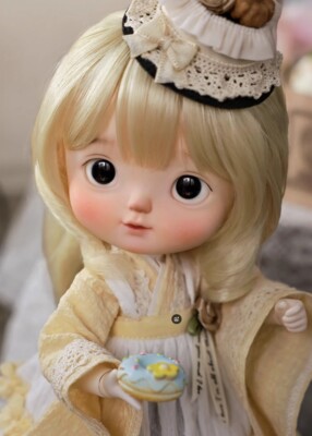 1/6 BJD Doll Handmade Resin Cookie Normal Color -Free Face Make UP+Free Eyes