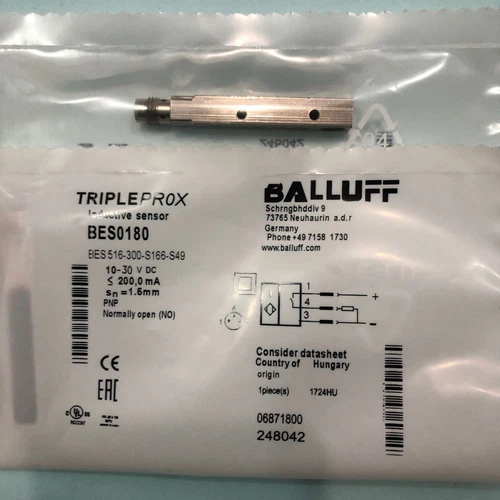 Sensor de proximidad BALLUFF BES 516-300-S166-S49 1 PIEZA nuevo envío gratuito - Imagen 2 de 4