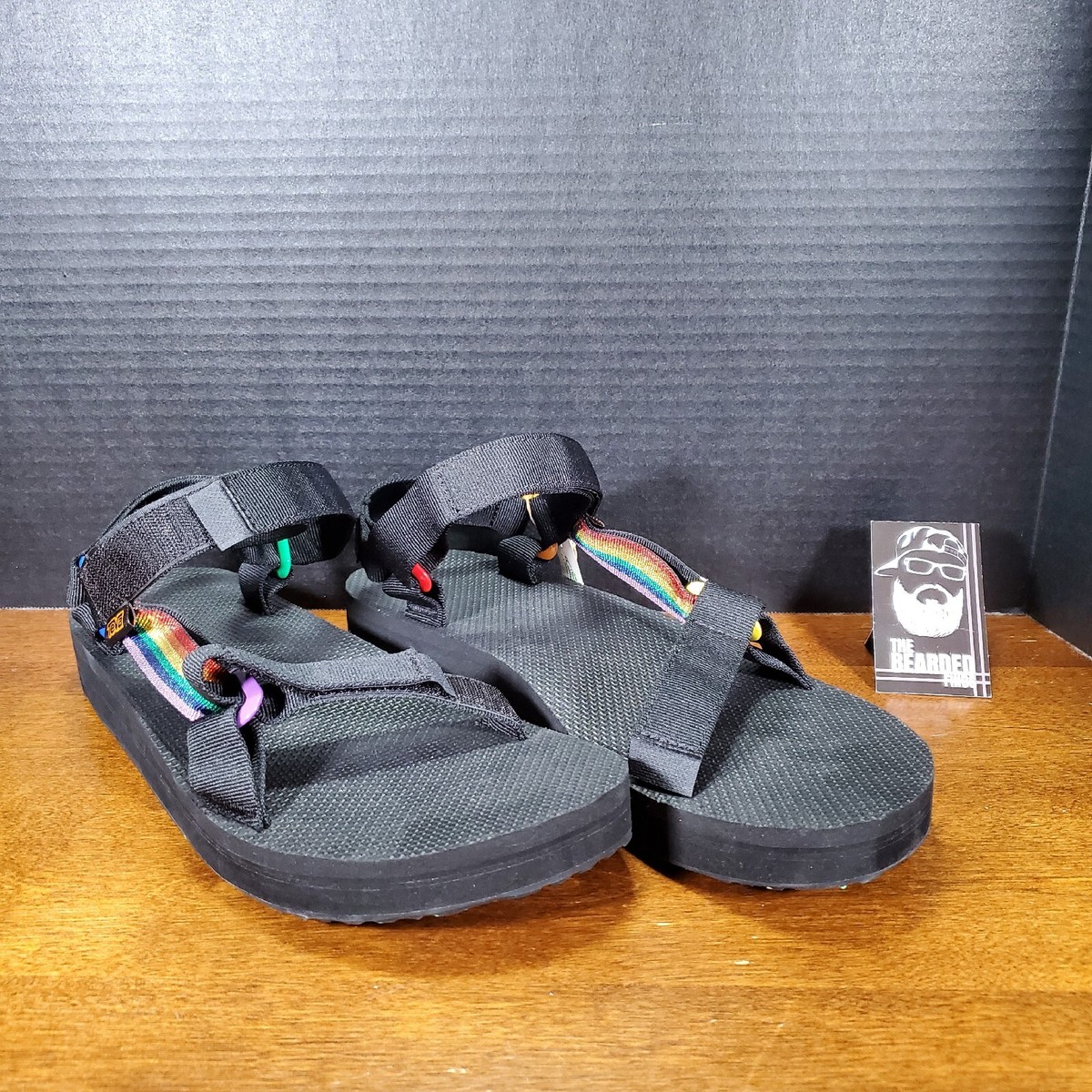Teva Mens Mid Universal Pride Rainbow Sandals - Size 13 