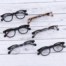 Vintage Full Rim Eyeglasses Frame Japan Style Spectacles With Clear Lens