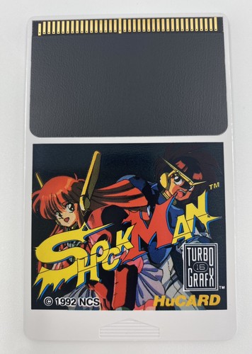 Shockman TurboGrafx-16 CIB TG16 NCS Turbo Grafx 16 NEC Box Manual Tray Hucard - Picture 10 of 15