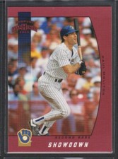 2005 DONRUSS TEAM HEROES RED SHOWDOWN PARALLEL #175 PAUL MOLITOR BREWERS SP