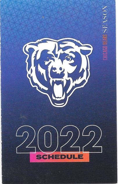 chicago bears 2022 football schedule