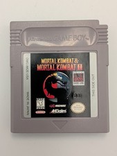 Game Boy Mortal Kombat & MK II Nintendo GB Original 2 in 1 Authentic Rare HTF