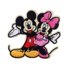 Disney Minnie Mickey Mouse Disneyland Patch, Iron On/Sew On