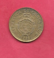 COSTA RICA KM230a.1 1998 UNC-MIINT UNCIRCULATED OLD VINTAGE 100 COLONES COIN