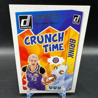 Cameron Brink Crunch Time Press Proof 2025 Panini Donruss WNBA #17 Sparks