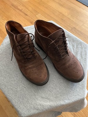 Brown suede ankle boots, Fratelli Rossetti EUR 41; US 10/10.5