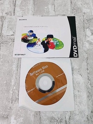 Sony DVDirect VRD-MC3 Software Disc ONLY Rev 7.43W for DVD Recorder
