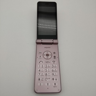 SHARP AQUOS Keitai 2 602SH Pink SoftBank Flip Phone Power On As-Is