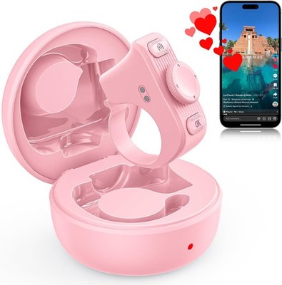 Pink Bluetooth Remote for TikTok, Phone, Android, Kindle & iPad Tablet Camera...