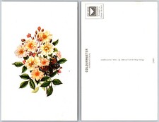 Flower Butterfly Bouquet Postcard