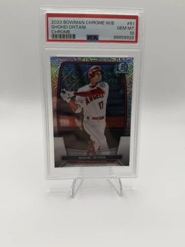 2023 Bowman Chrome Shohei Ohtani #51 Mojo Refractor PSA 10 Angels Baseball